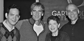 Roger Lay, Jr. with Scott Bakula and Judith and Garfield Reeves-Stevens