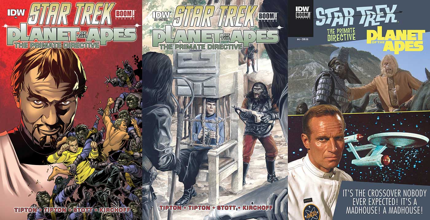 Primate Directive IDW 2015 UNREAD Star Trek Planet of the Apes Comic Book #4 S 