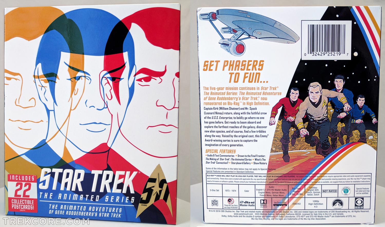 Review -- STAR TREK: THE ANIMATED SERIES Blu-ray • 