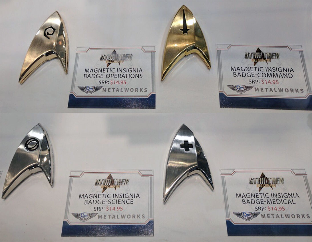 Star Trek Discovery Inspired Badges 