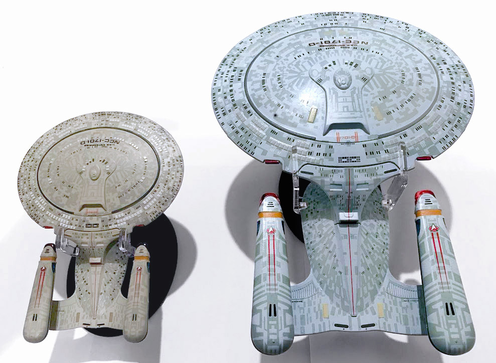 Star Trek Starships USS ENTERPRISE NCC 1701-D Ship Eaglemoss MODEL & STAND ONLY 