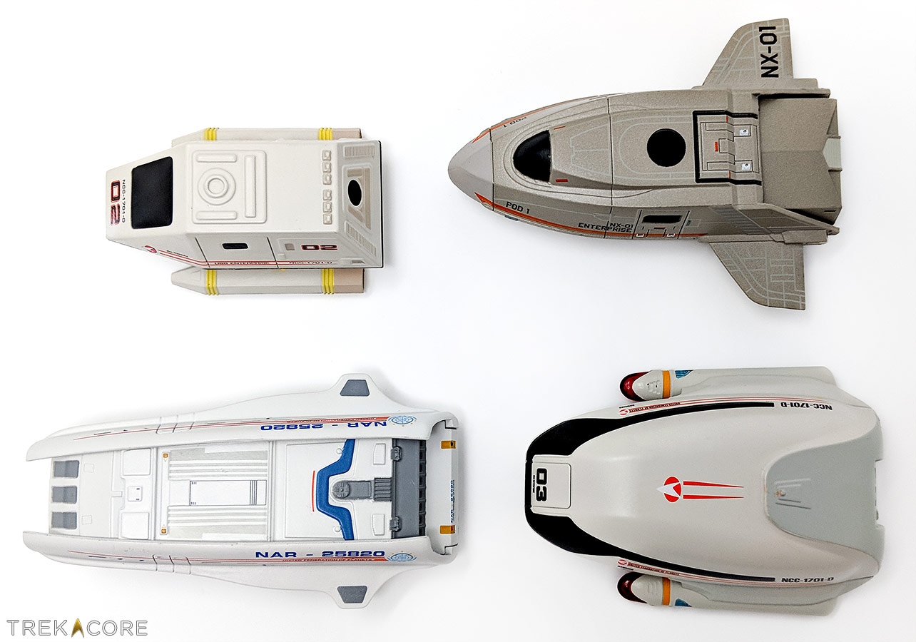Star Trek type Enterprise ncc-1701-d EAGLEMOSS strettamente 15 Shuttle #8 from the U.S.S 