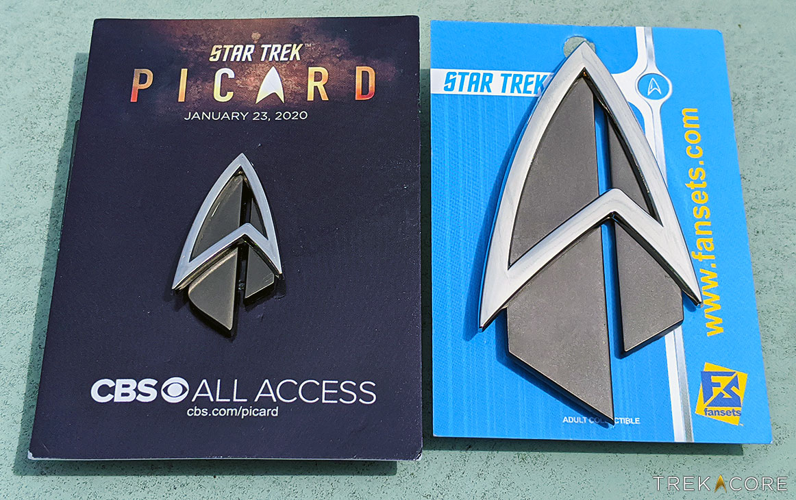 Star Trek Picard Abzeichen Combadge Rank Pips Befehl Engineering Pin Brosche Set 