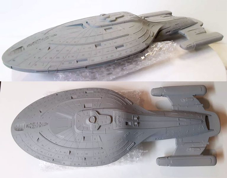 Polar Lights Reveals New Scale Uss Voyager Model Kit Plus Scale Uss Excelsior