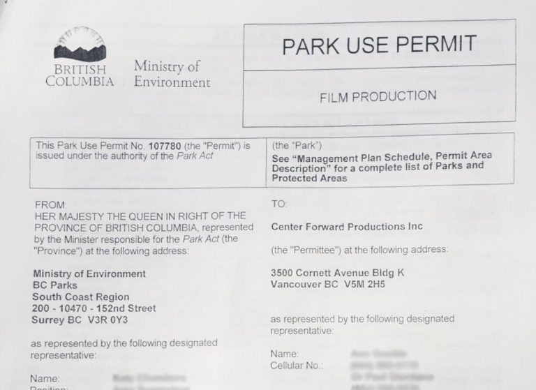 TREK 3 Filming Permit for Stawamus Park Revealed!