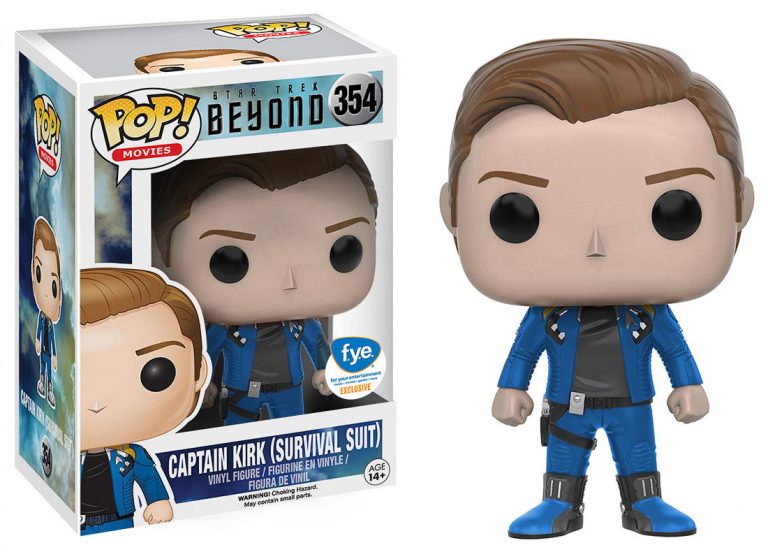 FYE Exclusive STAR TREK BEYOND Kirk Funko POP! Arrives, Still No Sign of Chekov “Survival Suit” Variant