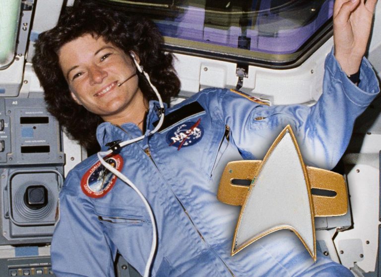 Smithsonian Video: Sally Ride’s STAR TREK: VOYAGER Commbadge