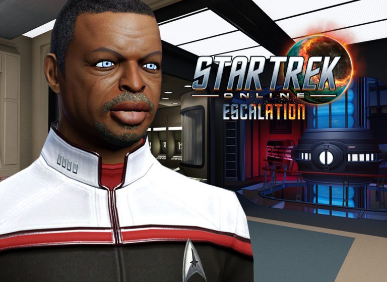 STAR TREK ONLINE Beams LeVar Burton Aboard