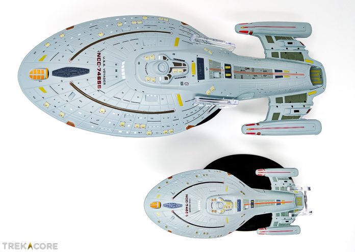 REVIEW: Eaglemoss XL — USS Voyager NCC-74656 • TrekCore.com