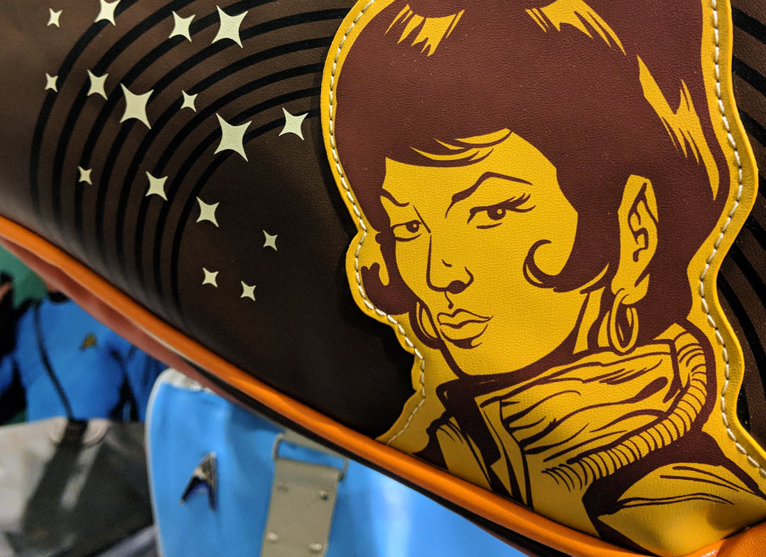 Coop Official Star Trek TOS Retro Uhura Messenger Bag Space Laptop Tote NEW 