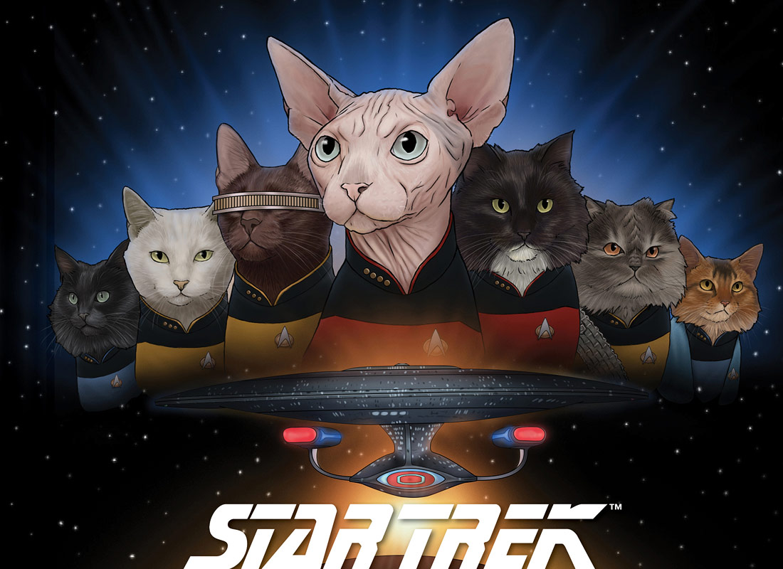 star trek tng cats