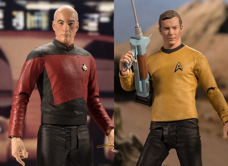 New Photos of McFarlane Toys’ Kirk, Picard TREK Figures