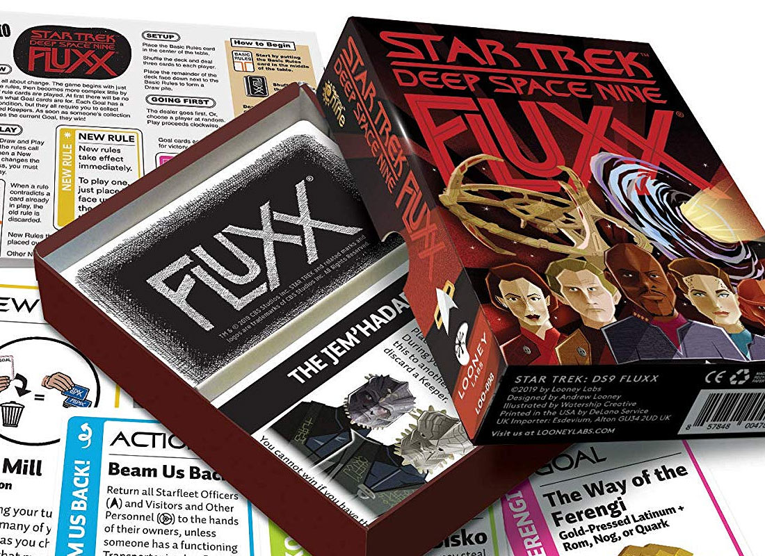 Review: STAR TREK Fluxx Expands to DEEP SPACE NINE • TrekCore.com