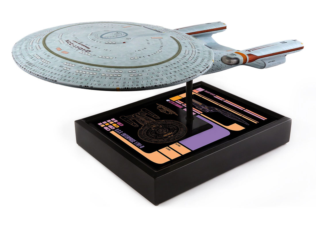 Diamond Comic Distributors Star Trek TNG All Good Things Enterprise D Ship Model With Lights And Sounds 