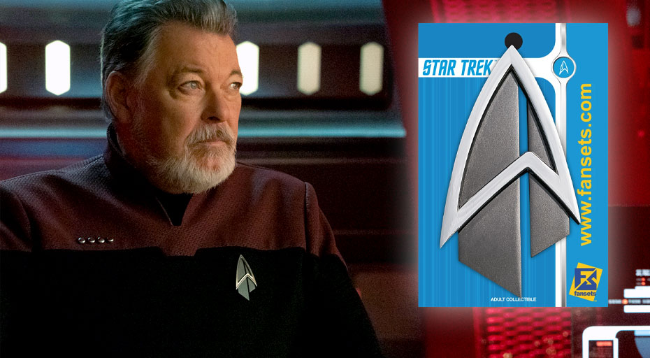 Star Trek PICARD Uniform Combadge Communicator Pin Com Badge Costume 