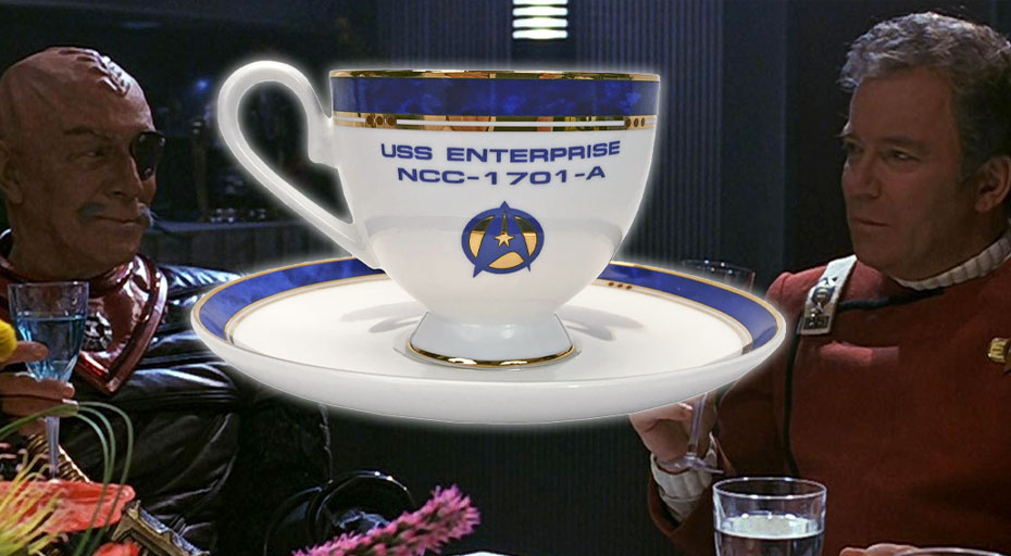 SDCC Exclusive STAR TREK VI Enterprise-A Tea Set Revealed • TrekCore.com