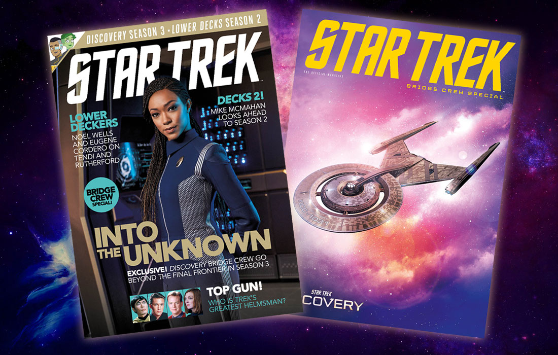 November's STAR TREK MAGAZINE is a DISCOVERY Bridge Crew ...