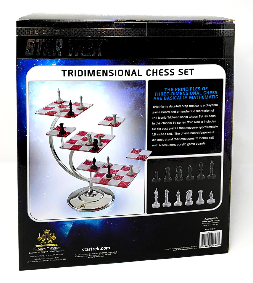  Star Trek Tri-Dimensional Chess Set, 1994 Original