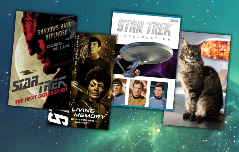 More Hero Collector STAR TREK Books, New TOS and TNG Novel Cover Art… and Book’s Cat Grudge Writes a Book