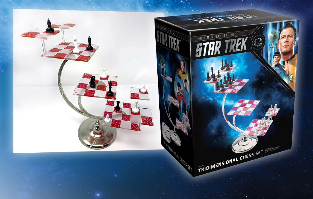 Star Trek Tridimensional 3D Chess Set Replica