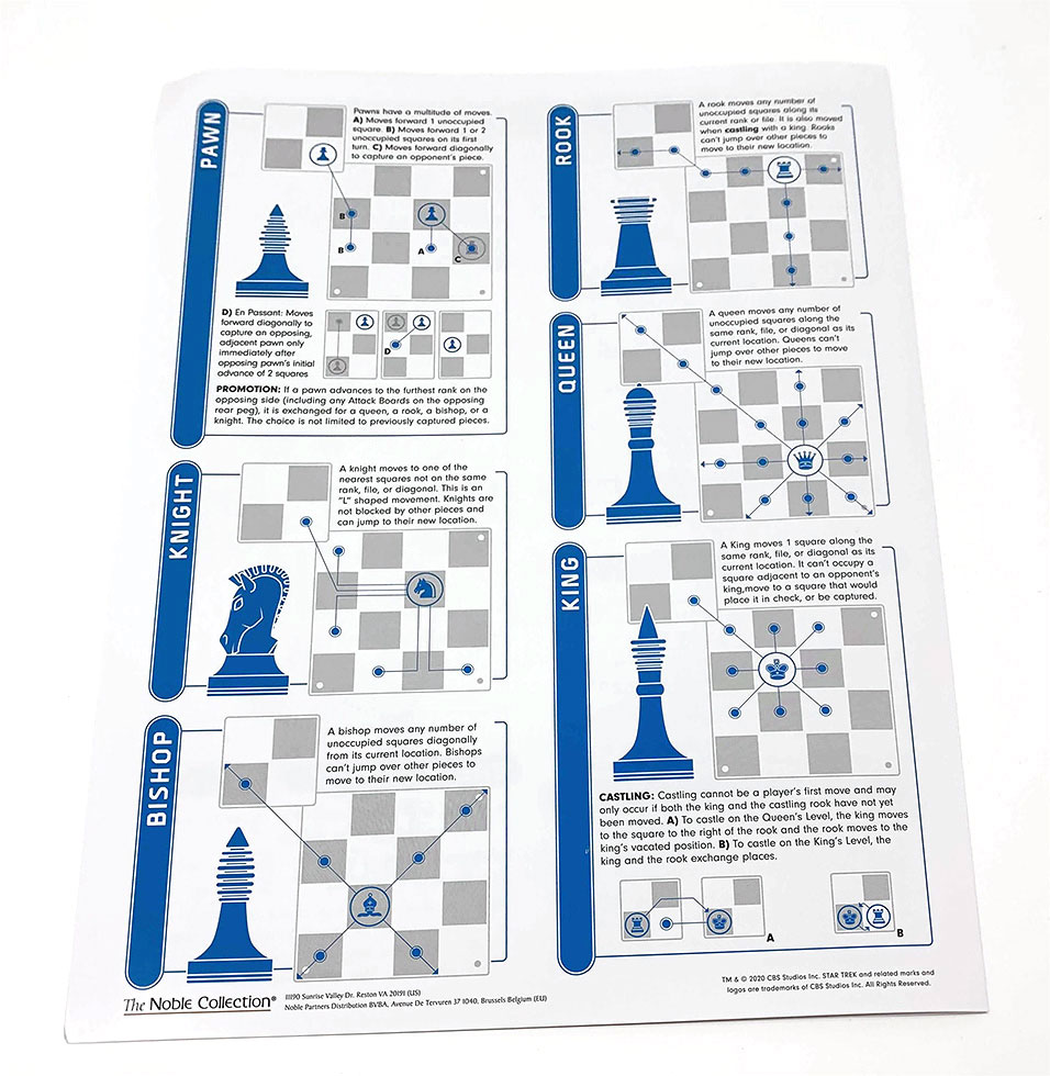 star trek 3d chess rules