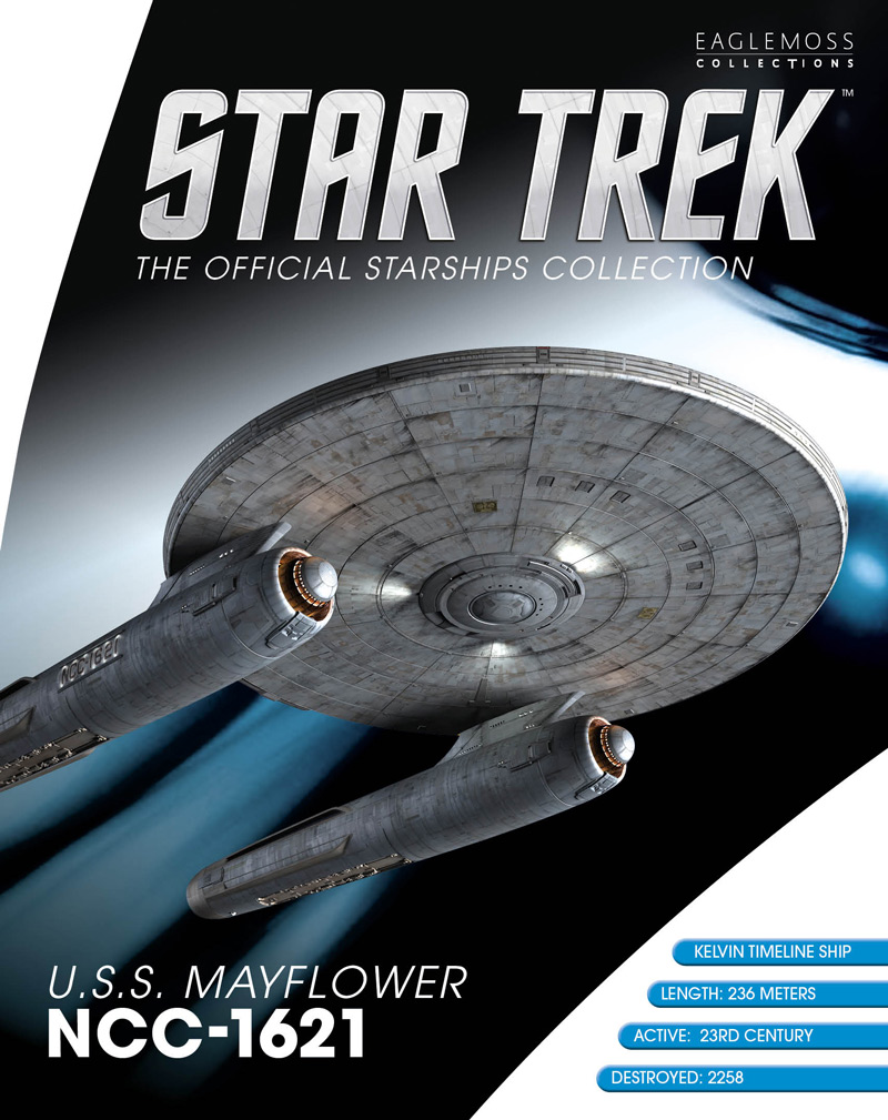 Star Trek Starships Collection 2009 Movie USS ARMSTRONG Model Ship Eaglemoss 