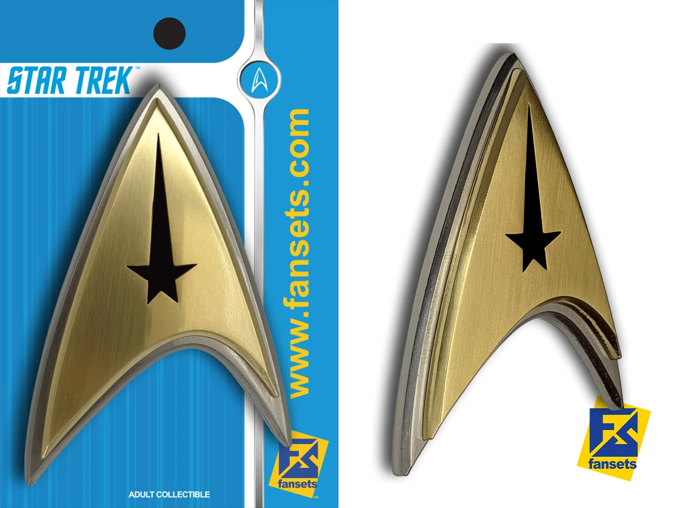 Classic Star Trek Original Series Theme Delta Logo Pin 