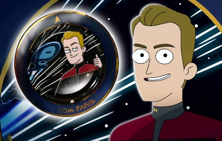 STAR TREK: LOWER DECKS’ New Tom Paris Plate Escapes the Animated World to Join Your Collection