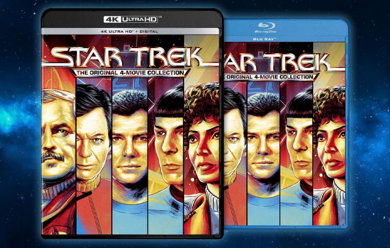 First Four STAR TREK Films Get New 4K UHD Remasters in September, Full Details and Cover Art Announced