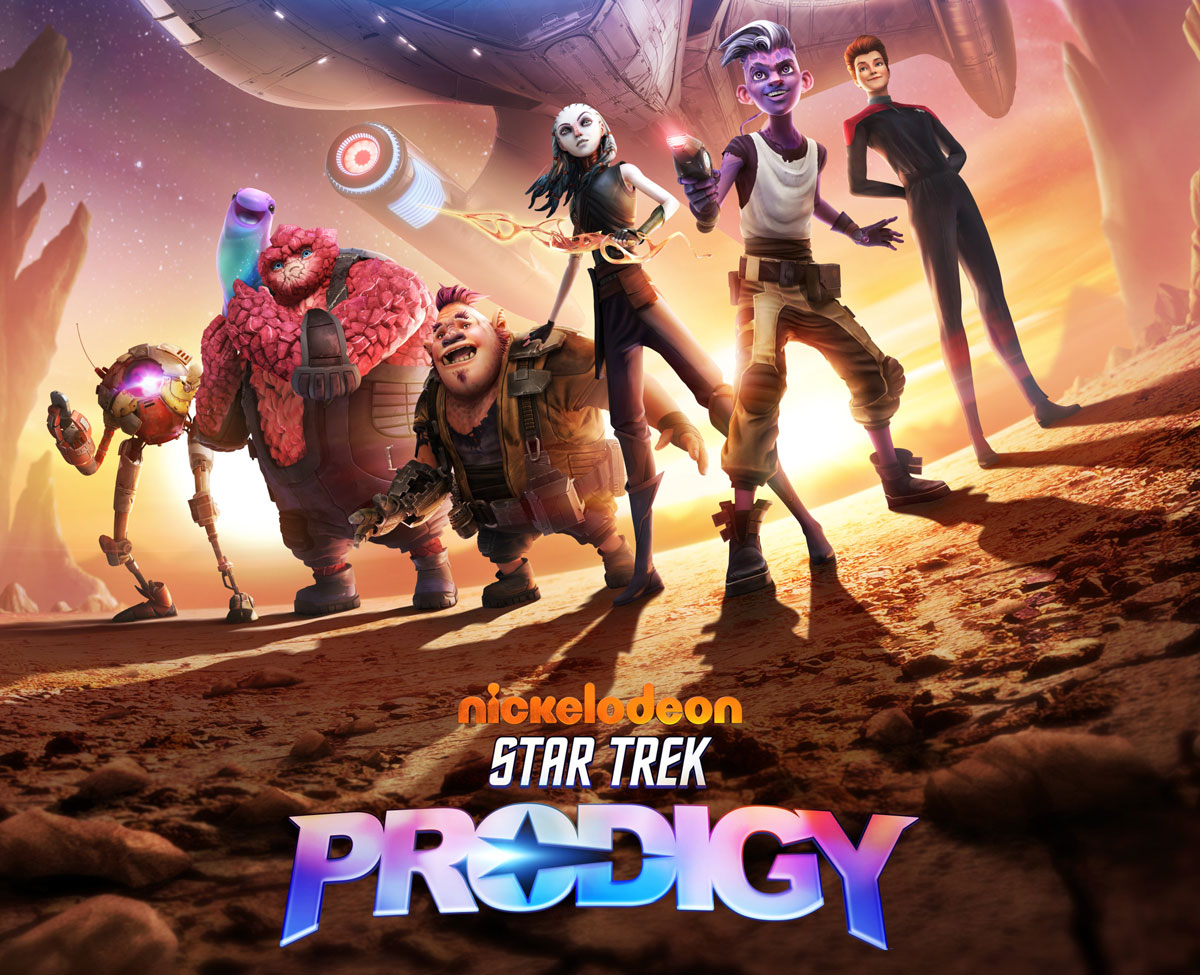 Publicity image featuring the main characters from Star Trek: Discovery