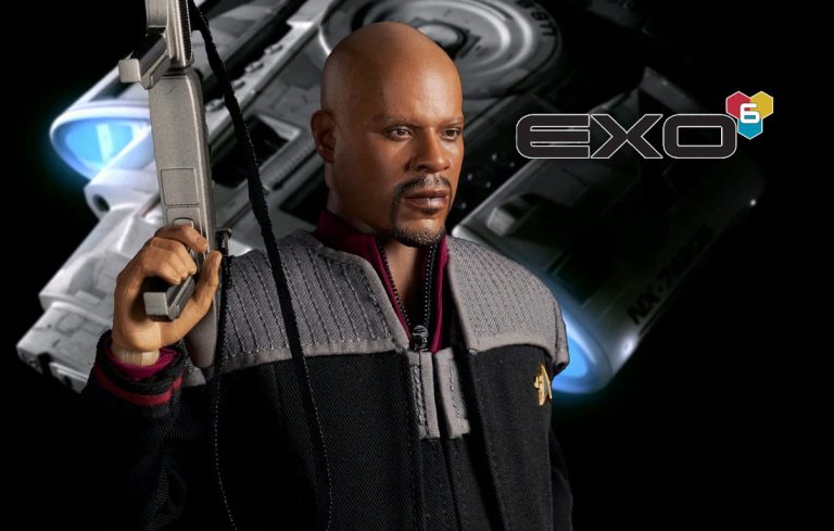 EXO-6 Visits DEEP SPACE NINE with Captain Benjamin Sisko — and Unveils Additional Prototypes of Future STAR TREK Figures