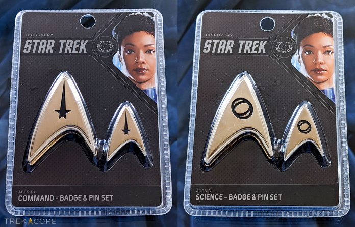 Review — QMx Finally Beams Down USS ENTERPRISE Delta Badges • TrekCore.com