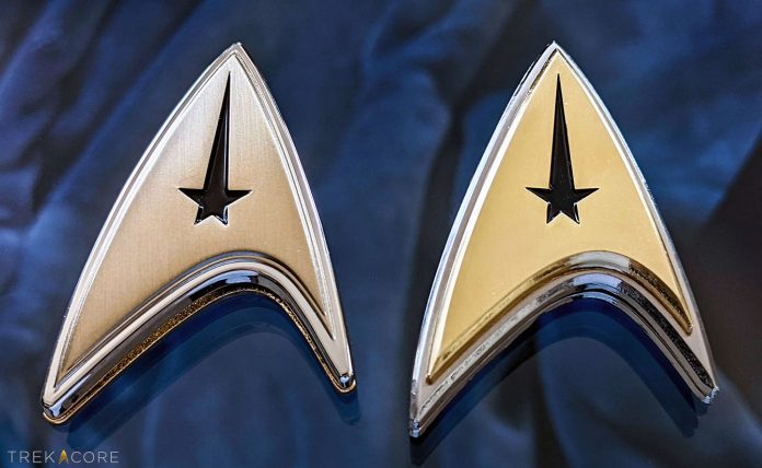 Review — QMx Finally Beams Down USS ENTERPRISE Delta Badges • TrekCore.com