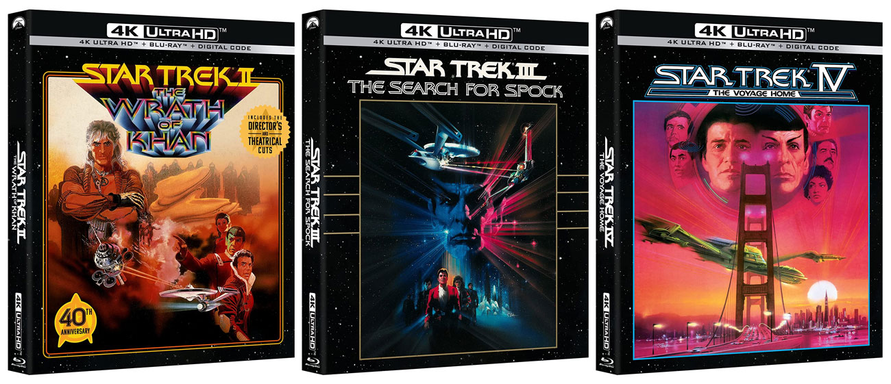 All 6 Original STAR TREK Films Beam Down on 4K Blu-ray in