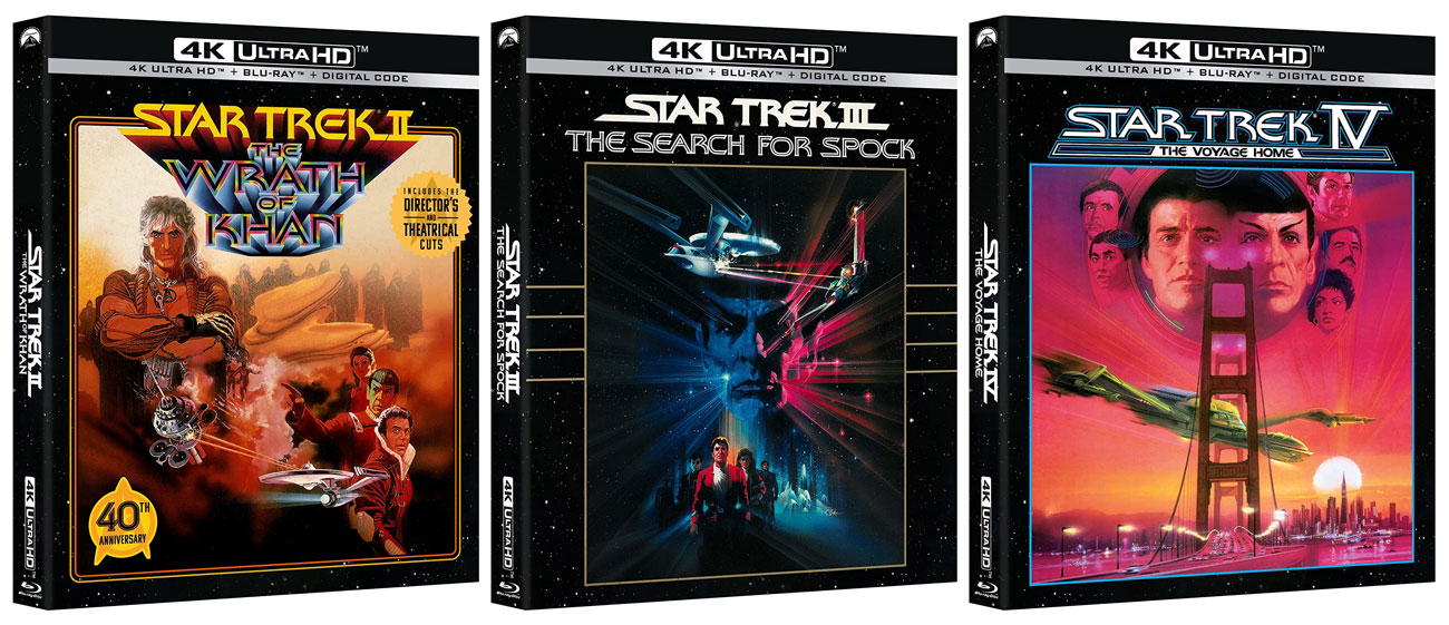 All 6 Original STAR TREK Films Beam Down on 4K Blu-ray in September, Plus  TMP Director's Edition & Special Longer Version • TrekCore.com