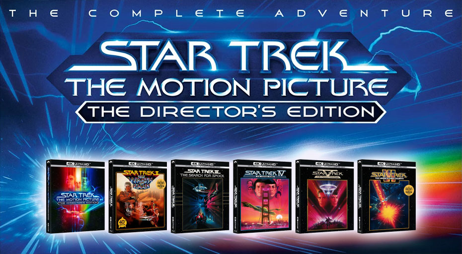 All 6 Original STAR TREK Films Beam Down on 4K Blu-ray in