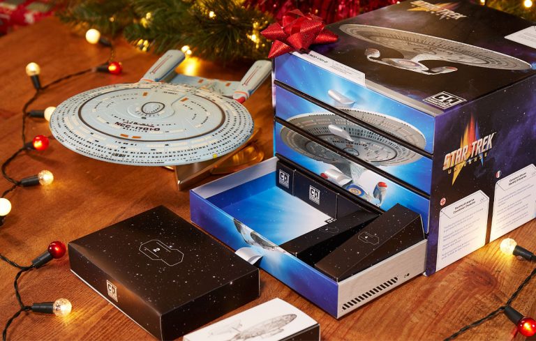 Spend Your December Building the Enterprise-D with Numskull’s New STAR TREK: THE NEXT GENERATION Countdown Calendar