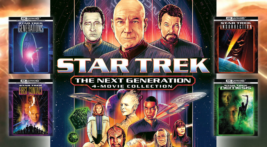 All Four STAR TREK: THE NEXT Films Beam Down on Remastered 4K and Blu-ray This April • TrekCore.com