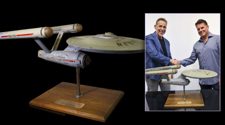 Lost-For-Decades Original STAR TREK USS Enterprise Model Returned to Roddenberry Family