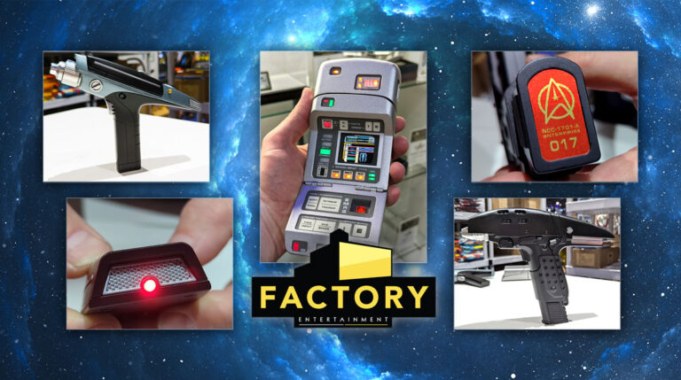 VIDEO PREVIEW: Factory Entertainment’s Upcoming STAR TREK Phaser and Medical Tricorder Prop Replicas