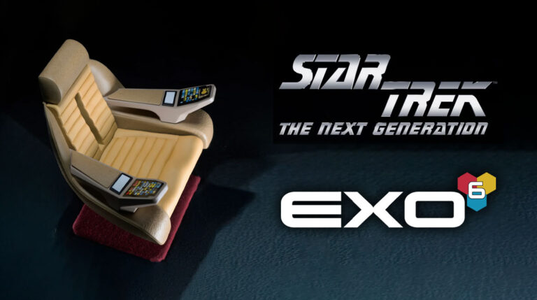 EXO-6 Launches Preorders for 1:6-Scale STAR TREK: THE NEXT GENERATION Enterprise-D Captain’s Chair Replica